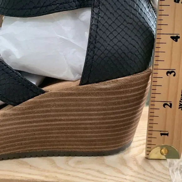 Dr. Scholl's Shoes Women's Long Island Ankle Straps Black Sandal Size 10 Medium - Picture 17 of 17